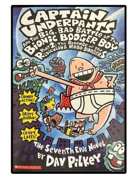 BUNDLE & SAVE🎉 Captain Underpants Bionic Booger Boy Part 2 Book # 7